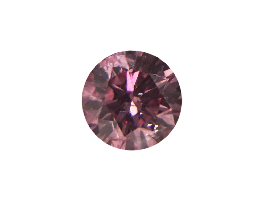0.11ct粉紅彩鑽石