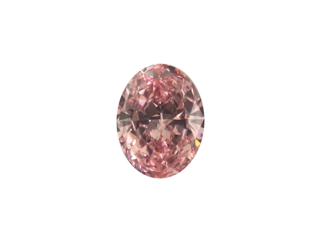 0.37ct粉紅彩鑽石