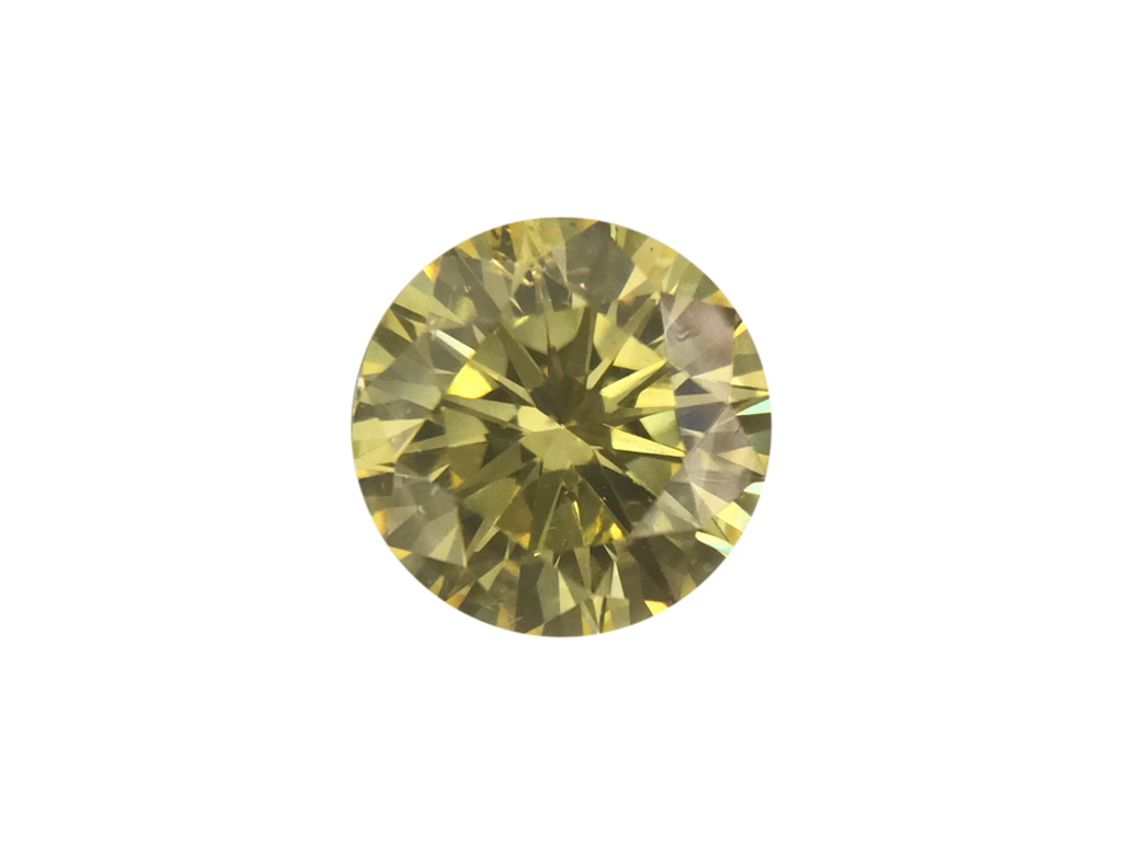 0.47ct黃色彩鑽石