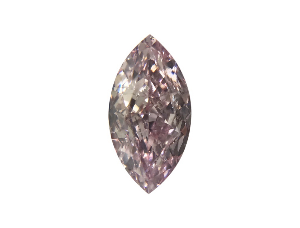 0.53ct粉紅彩鑽石