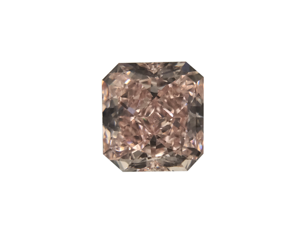 0.61ct粉紅彩鑽石