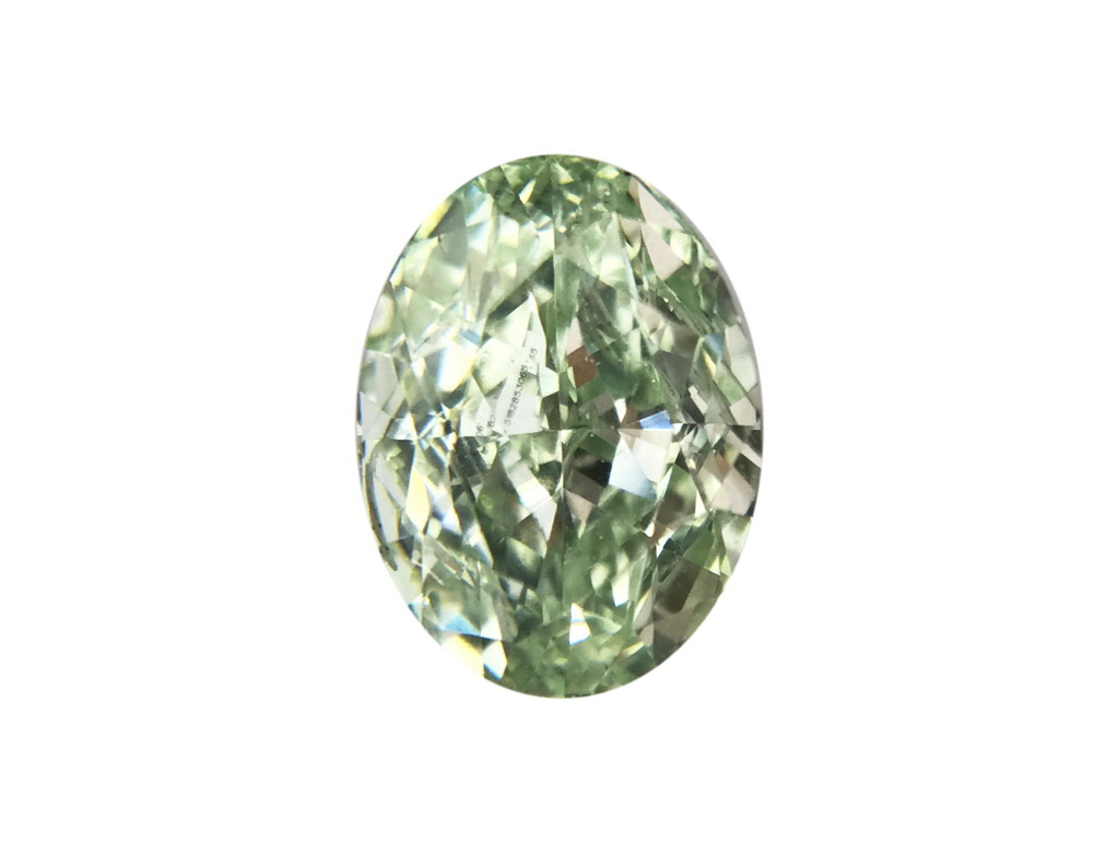 0.68ct綠色彩鑽石