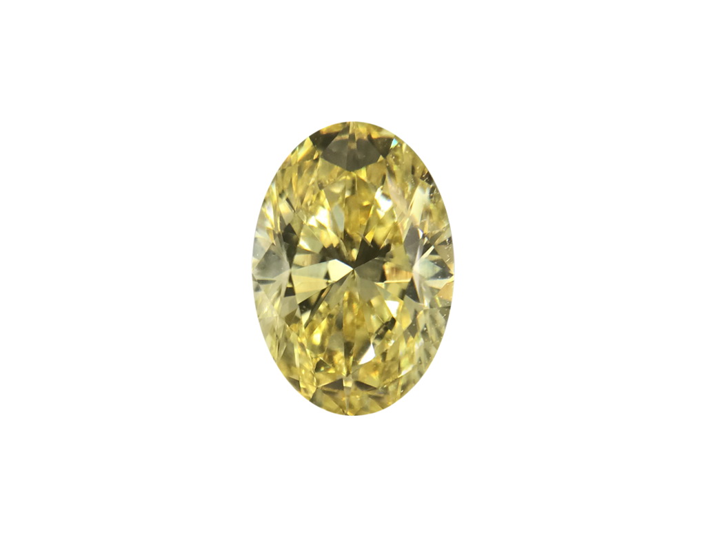 0.76ct黃色彩鑽石