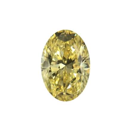 0.76ct黃色彩鑽石