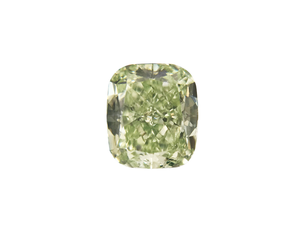 0.77ct綠色彩鑽石