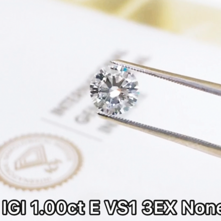 IGI 1.00ct E VS1