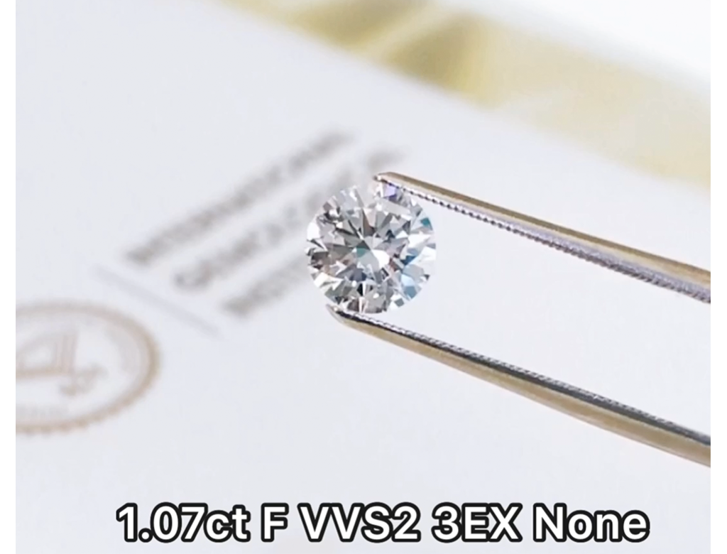 IGI 1.07ct F VVS2