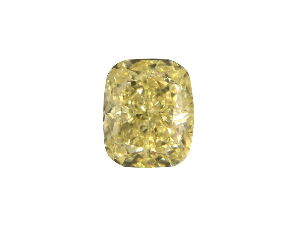 1.58ct黃色彩鑽石