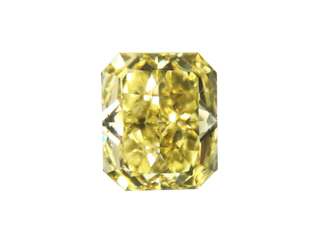 2.14ct黃色彩鑽石