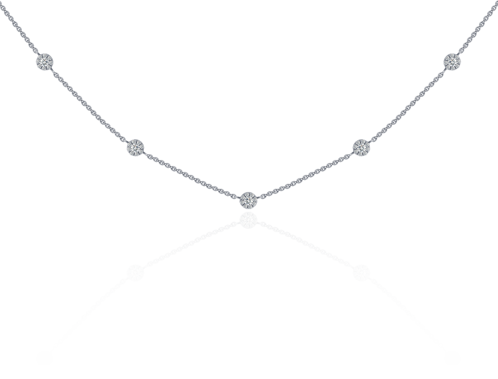 18K鑽石頸鏈
