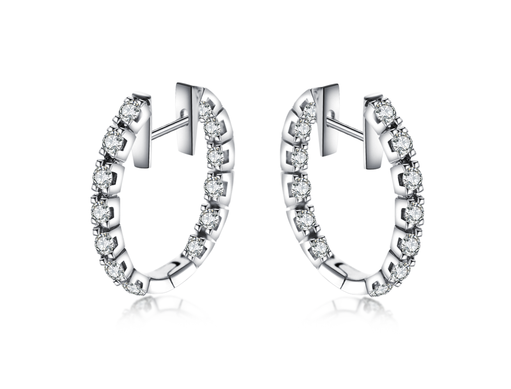 18K鑽石耳環