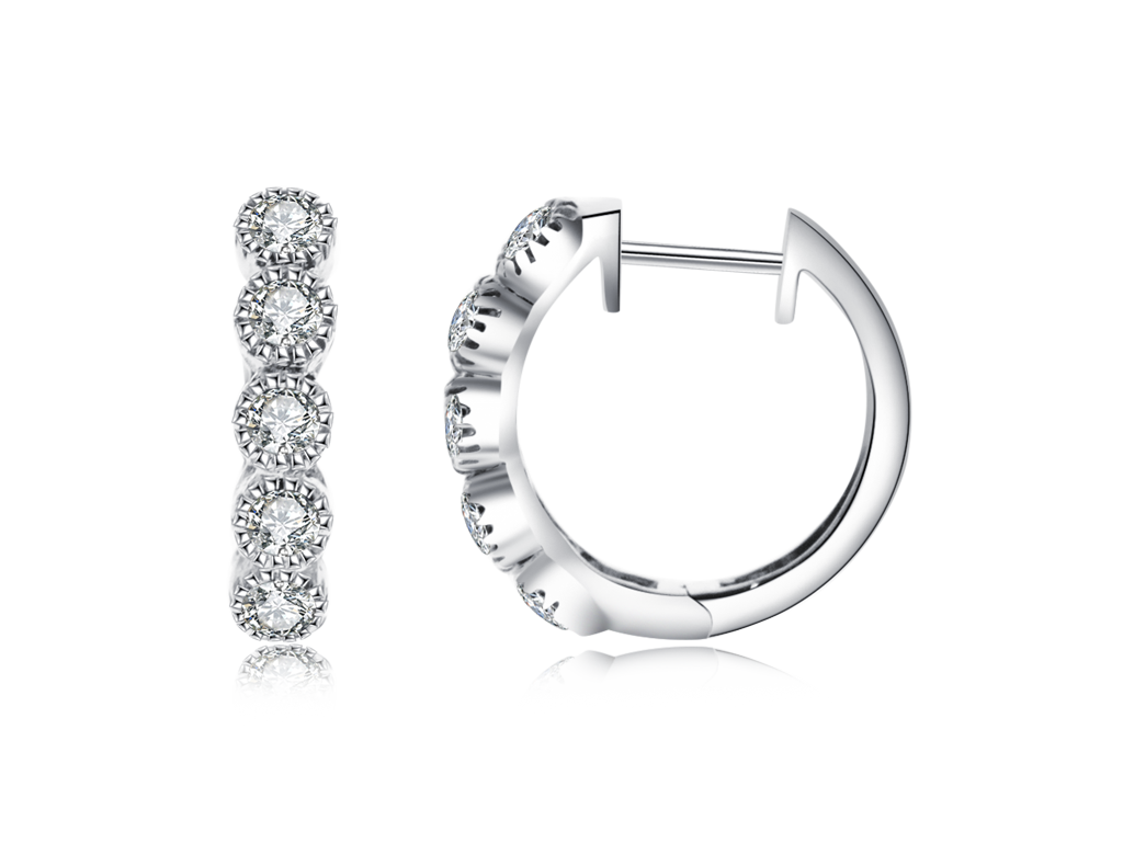 18K鑽石耳環