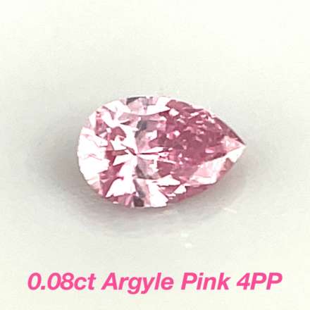 Argyle Pink 0.08ct