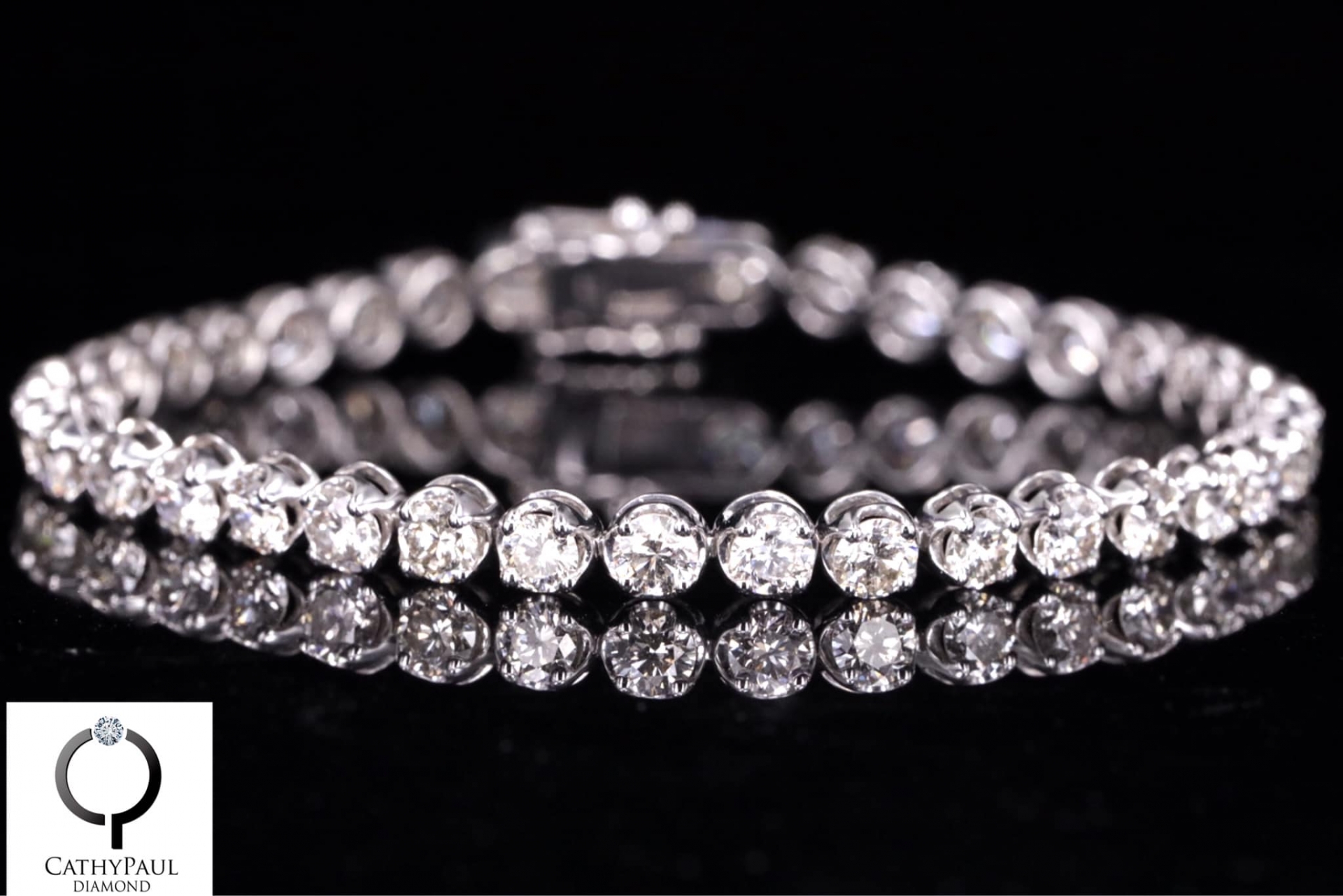 7卡鑽石手鍊| CathyPaul Diamond