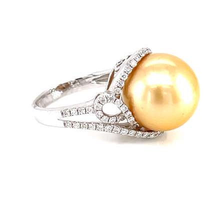 18K時尚珍珠戒指