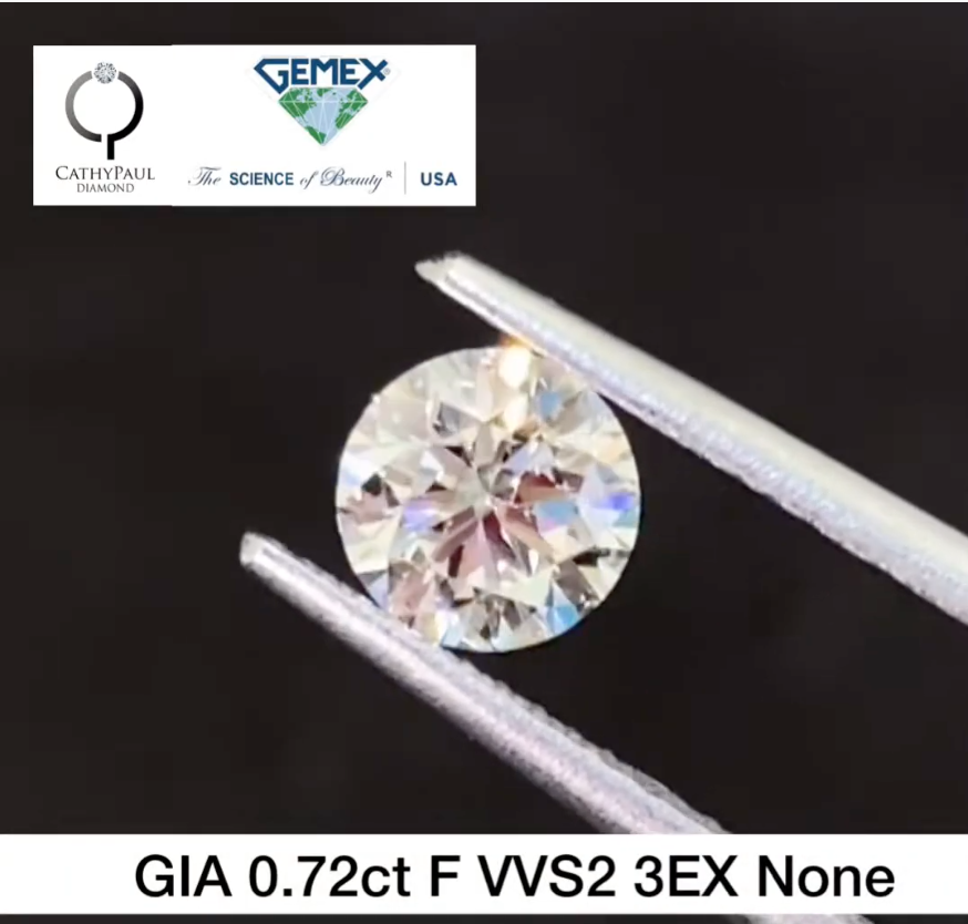 0.72ct F VVS2