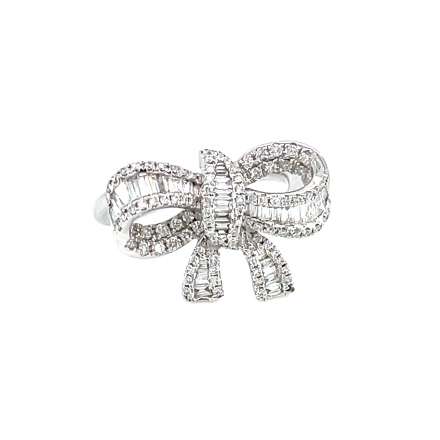 18K時尚鑽石戒指